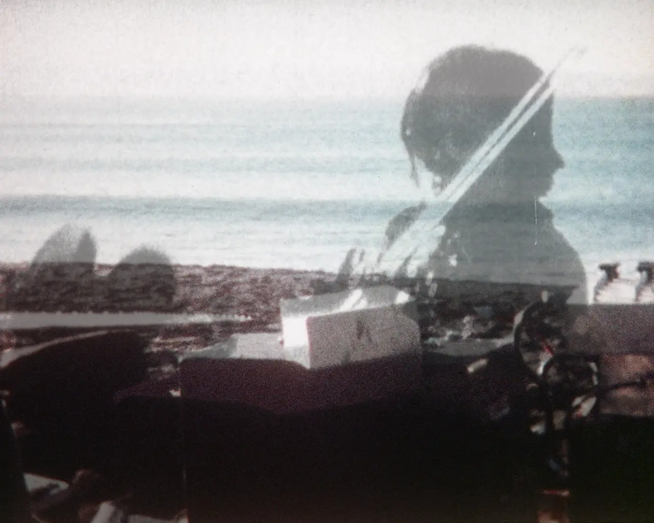 Seiichi Fujii, still from Body Wave, 1970; 16mm film transferred to digital video, double projection, 35 minutes. Image courtesy of the artist.