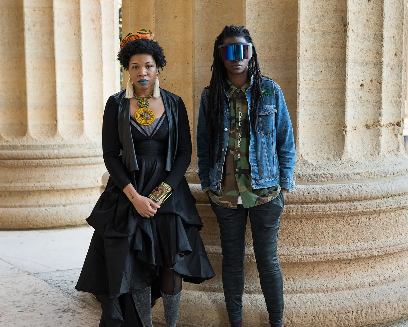 Rasheedah Phillips and Camae Ayewa, 2017 Pew Fellows. Photo by Ryan Collerd.