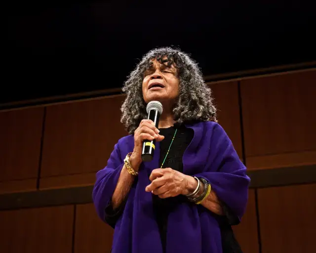 Sonia Sanchez. Photo by Erika Vonie.