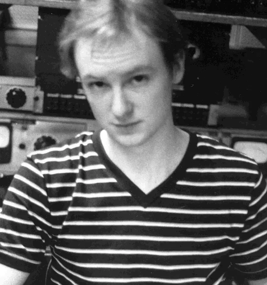 John Schaefer, 1982. Photo courtesy of WNYC.