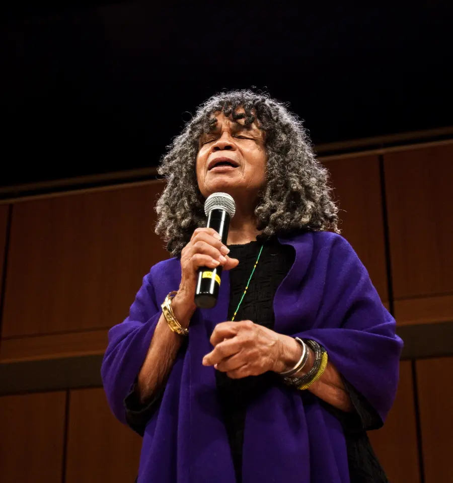 Sonia Sanchez. Photo by Erika Vonie.